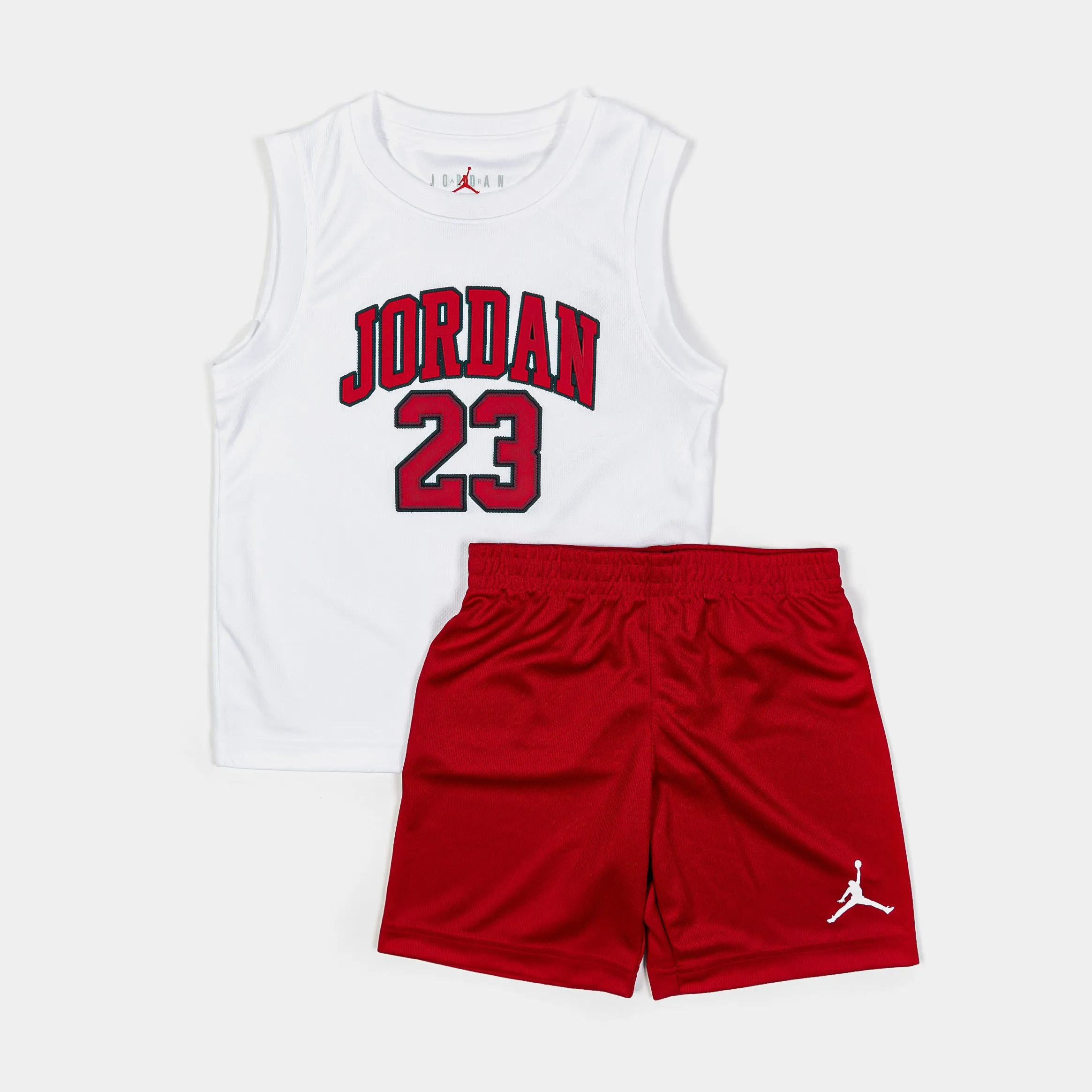 Jordan 23 Shorts Preschool Set (Red/White)