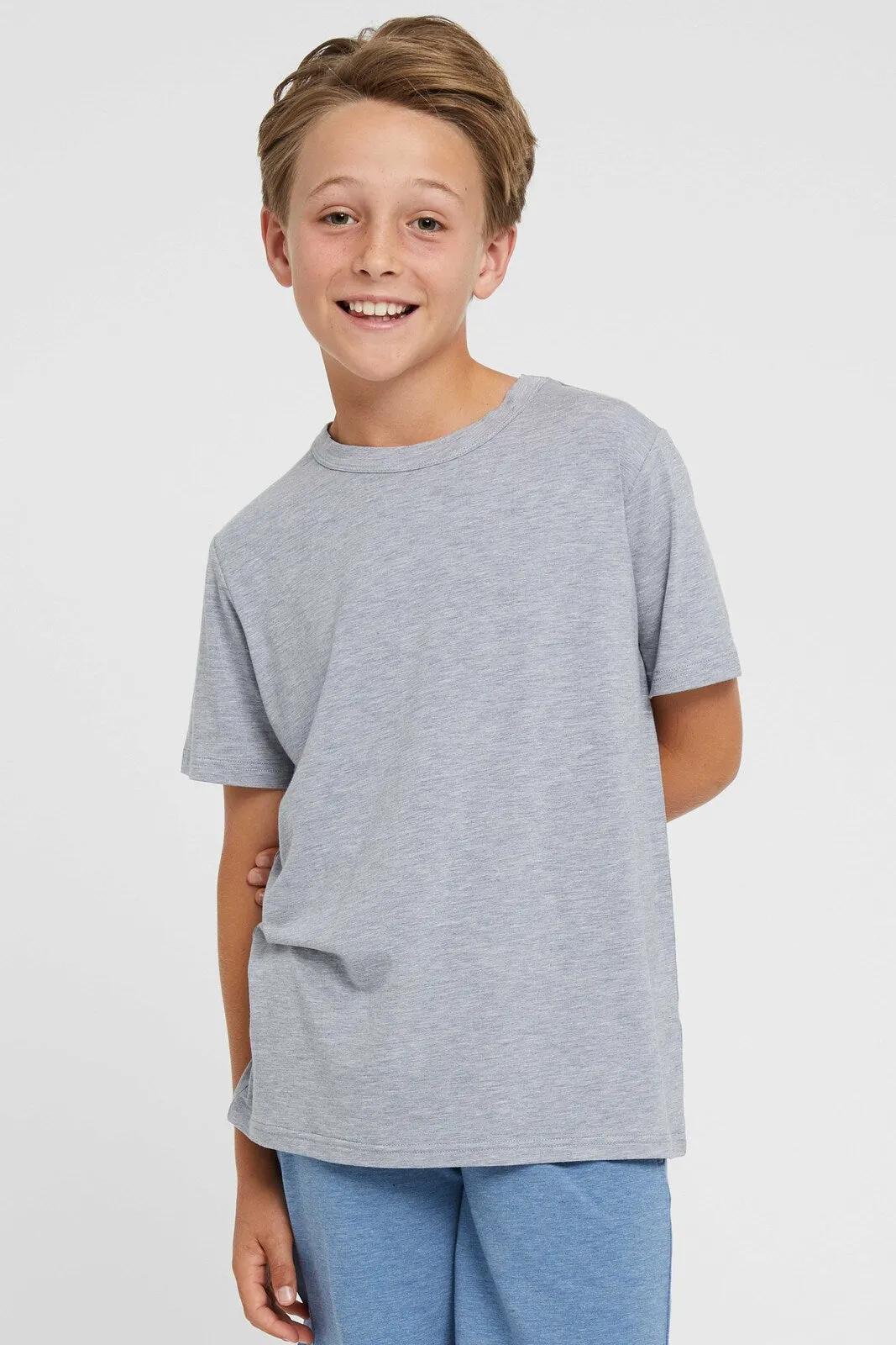 Junior Lounge Tee - Silver