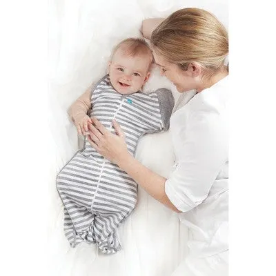 Love To Dream Swaddle UP Transition Bag Adaptive Original Swaddle Wrap - Gray Stripe - M