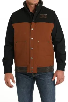 Men's Cinch Reversible Vest Brown