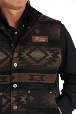 Men's Cinch Reversible Vest Brown