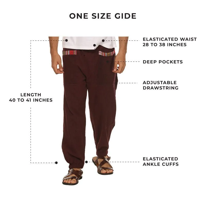 Men's Hopper | Maroon | Fits Waist Sizes 28 to 38 Inches