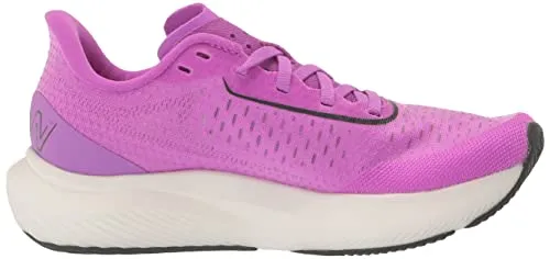 New Balance Women's FuelCell Rebel V3 Running Shoe, Cosmic Rose/Blacktop/Neon Dragonfly