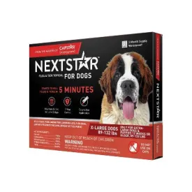 NextStar Flea & Tick Topical Treatment for Extra Large Dogs - 89 to 132lbs - 3ct