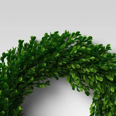 Open Box - 21.25" Preserved Boxwood Wreath - Threshold™