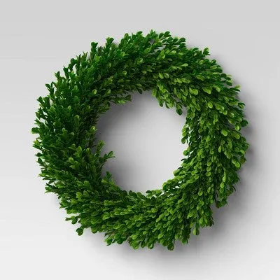 Open Box - 21.25" Preserved Boxwood Wreath - Threshold™