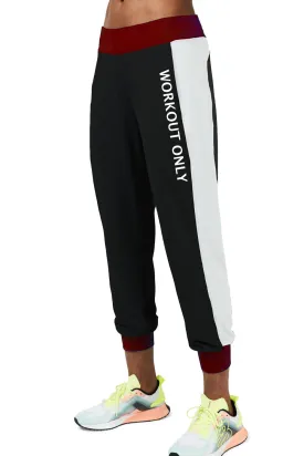 Panelled Workout Print Joggers