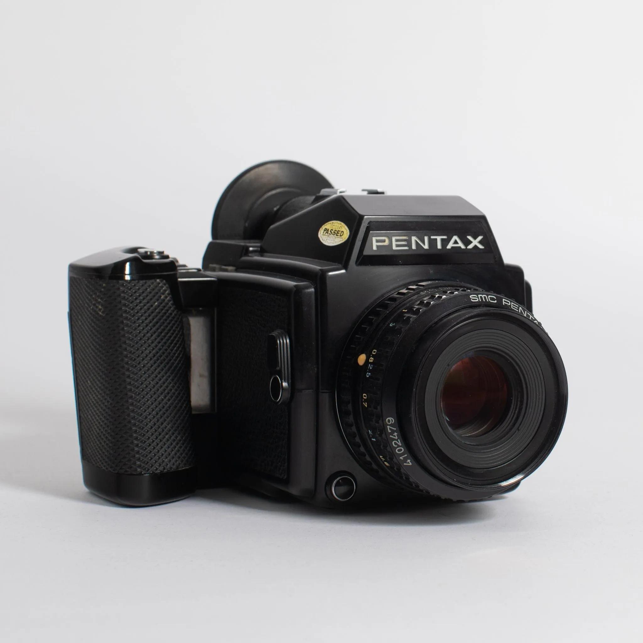 Pentax 645 with a SMC Pentax-A 75mm f/2.8 Lens