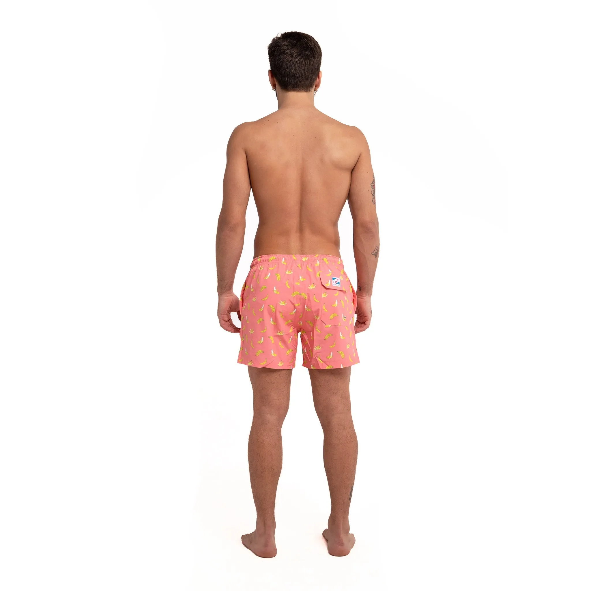 Pink Banana - 5" Swim Trunks