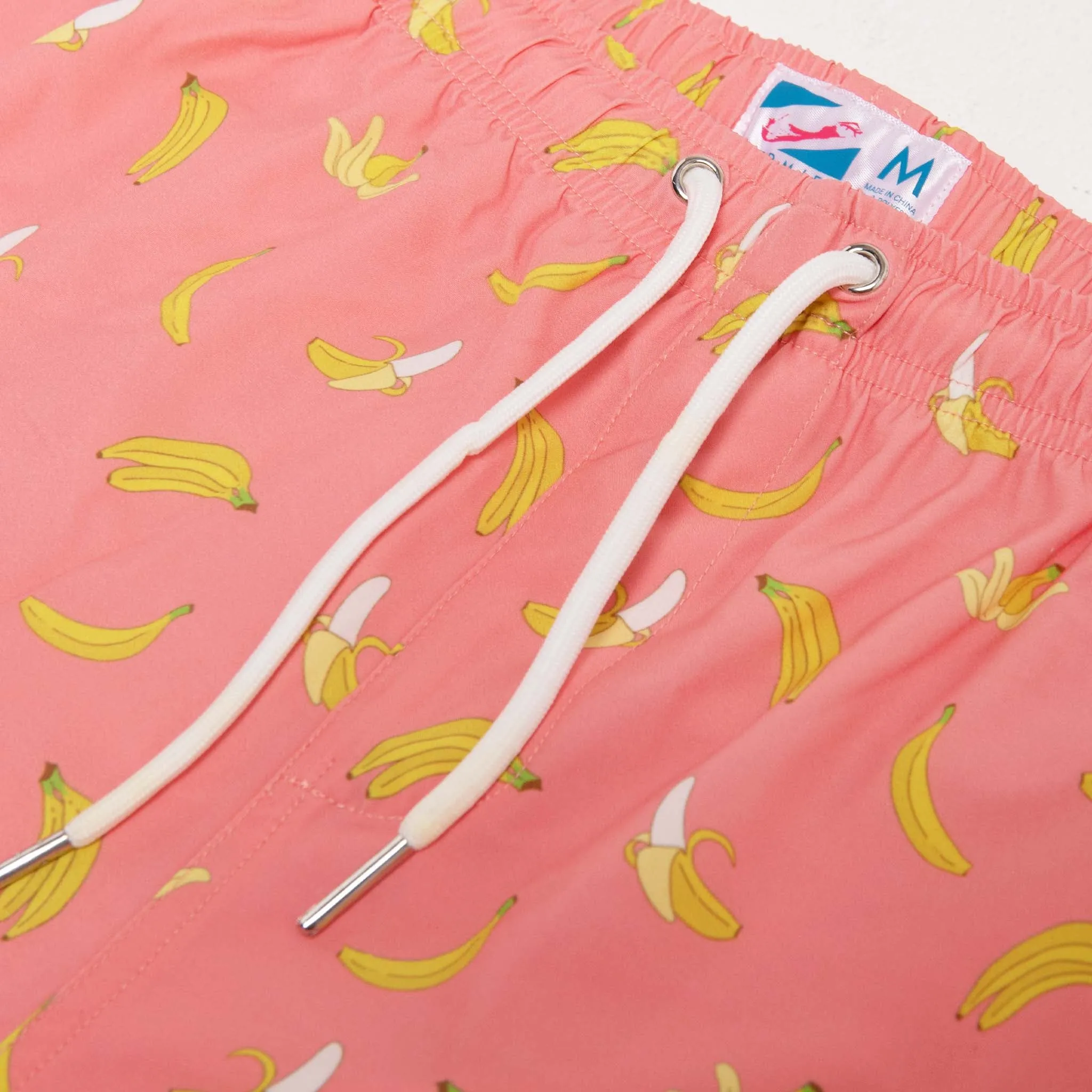 Pink Banana - 5" Swim Trunks