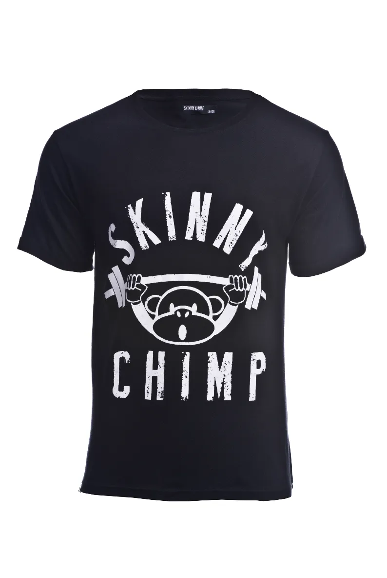 REGULAR FIT CLASSIC CHIMP T SHIRT - Black