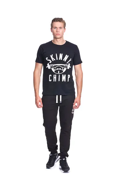 REGULAR FIT CLASSIC CHIMP T SHIRT - Black