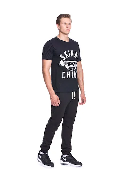 REGULAR FIT CLASSIC CHIMP T SHIRT - Black