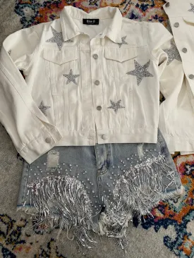 Rhinestone star jacket