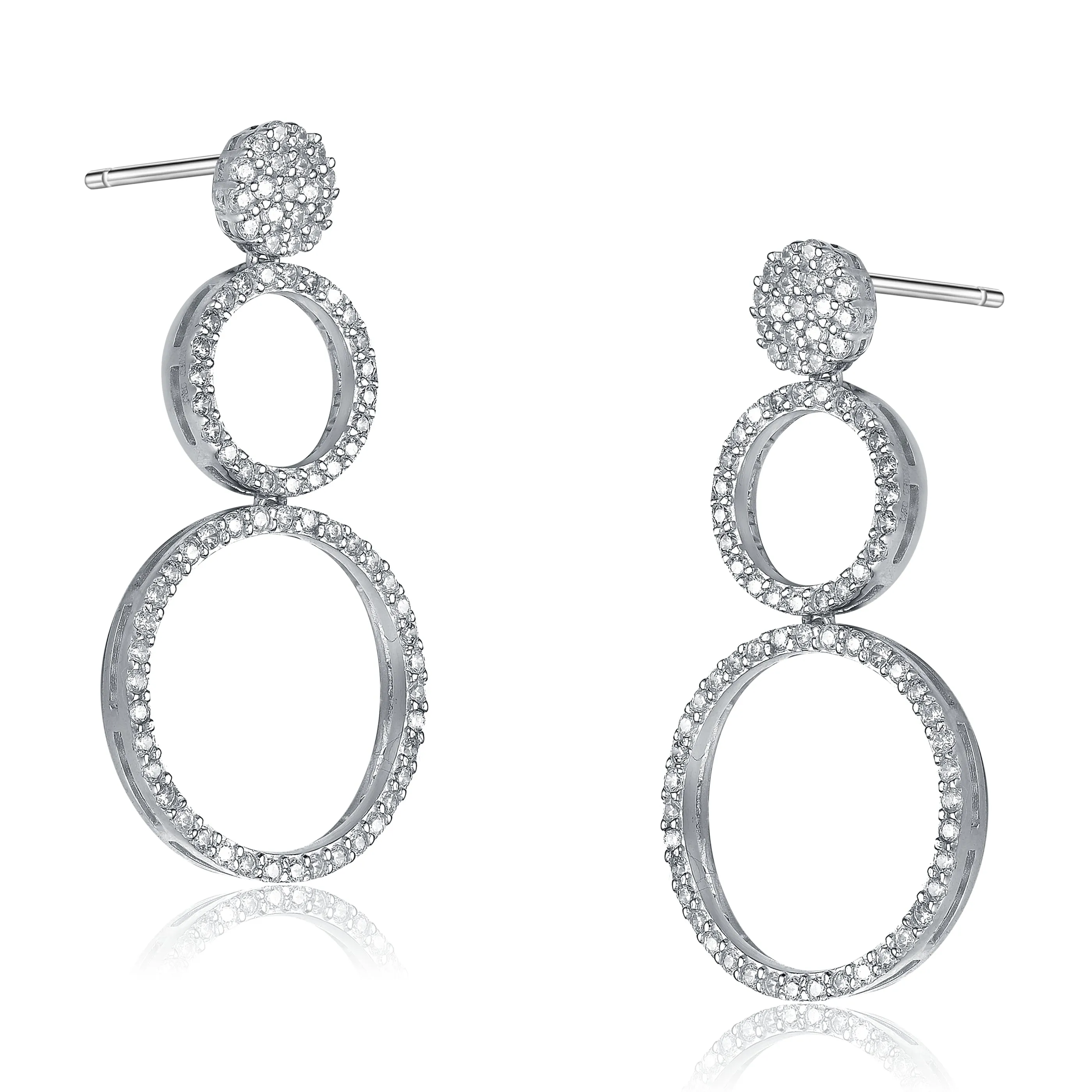 Rochelle Circle Dangle Earrings