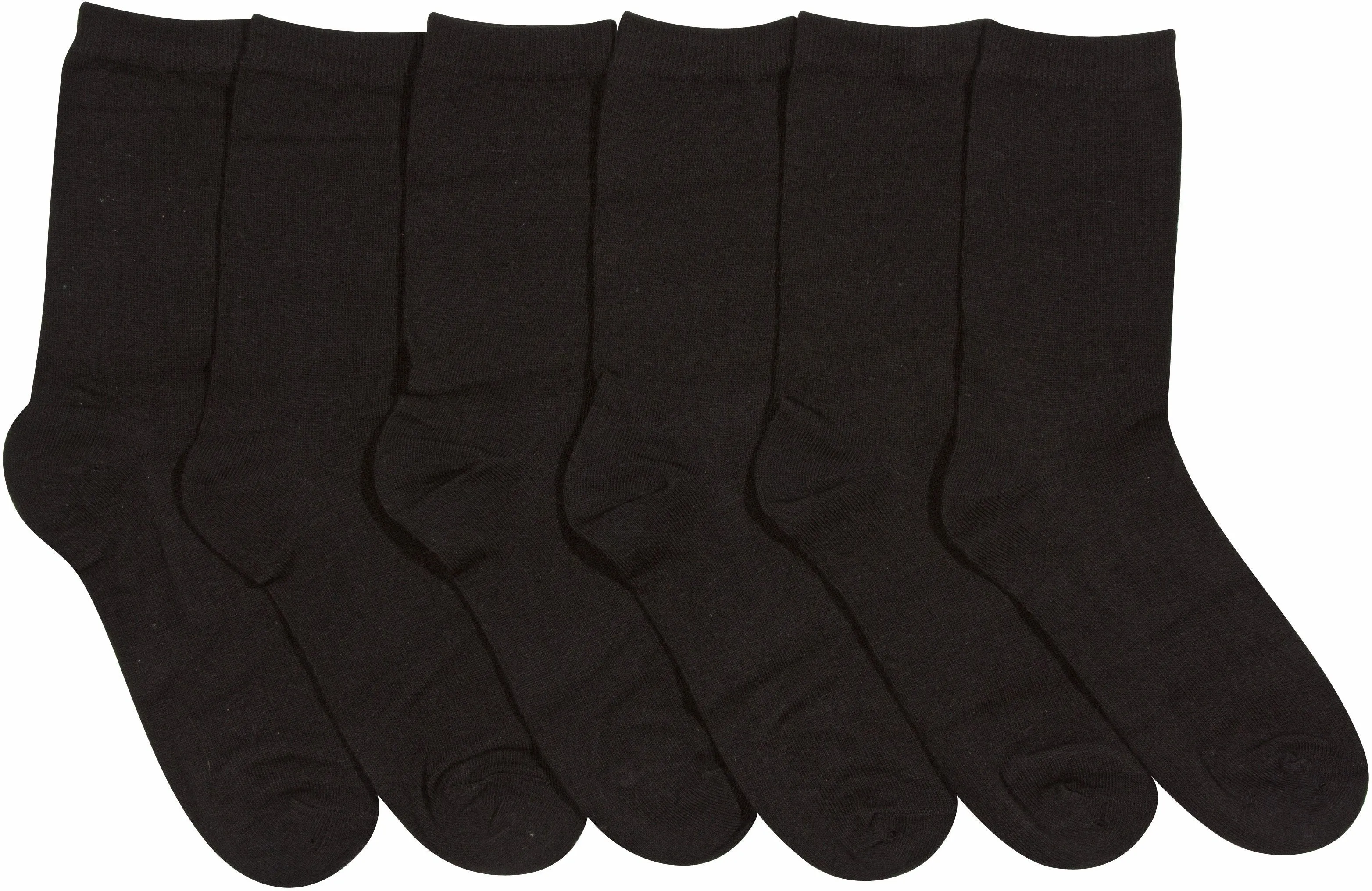 Sakkas Women's Fun Colorful Design Poly Blend Crew Socks Assorted 6-Pack