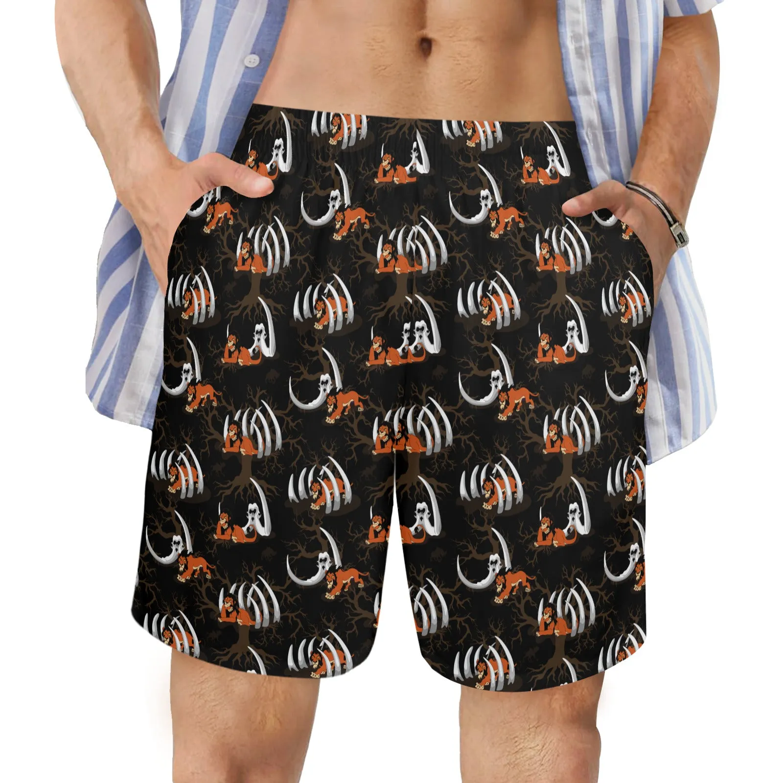 Scar Men's Swim Trunks Swimsuit