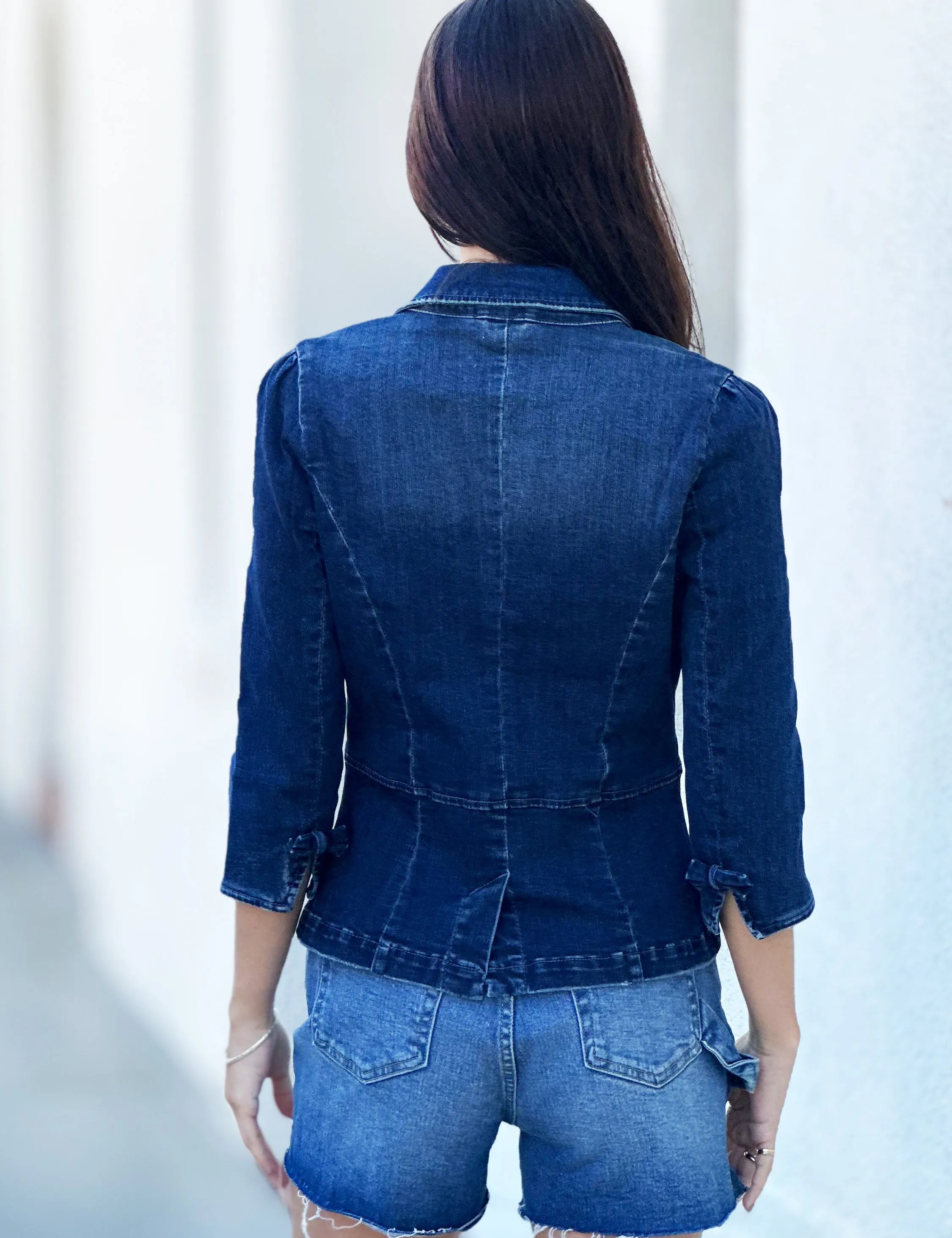 School Boy Denim Blazer