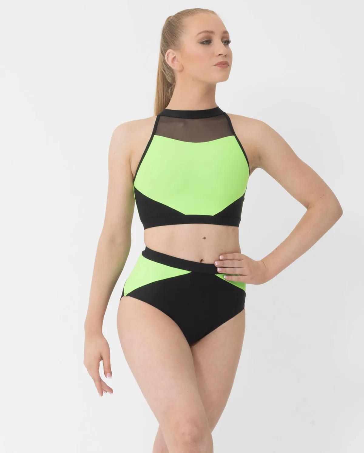 Studio 7, TENILLE CROP, Neon Green, Childs, CHCT18