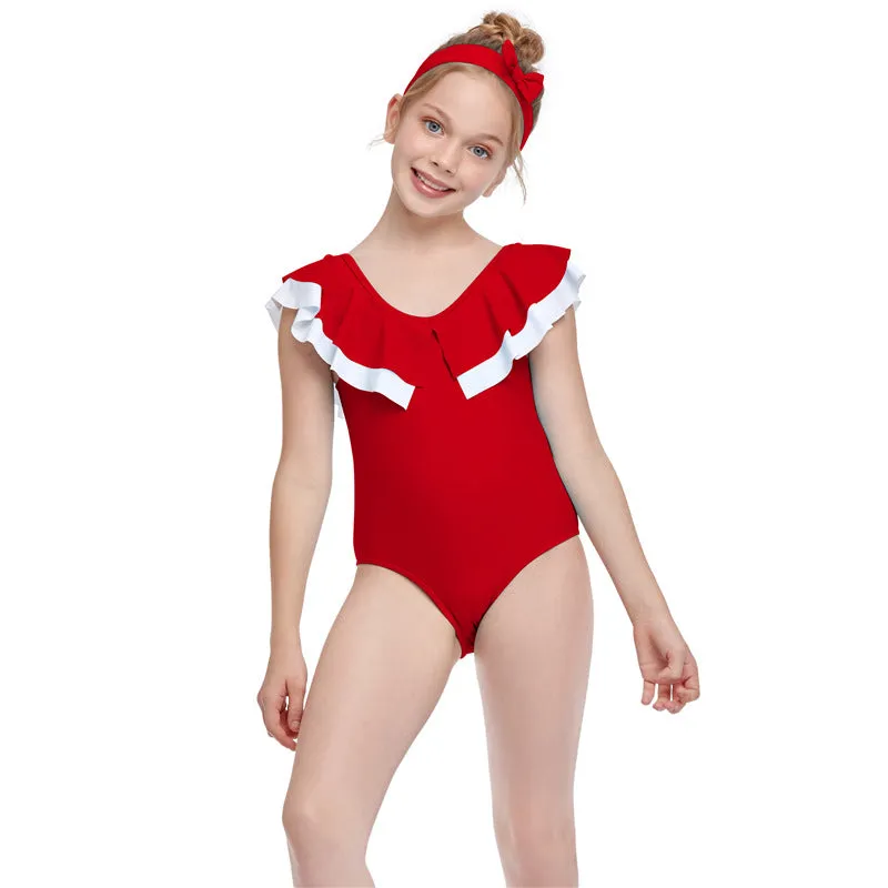 Swimsuit Cross-Border Arrival Girl's One-Piece Swimming Suit