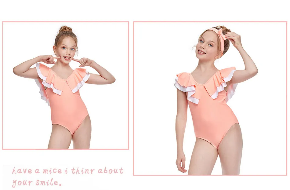 Swimsuit Cross-Border Arrival Girl's One-Piece Swimming Suit