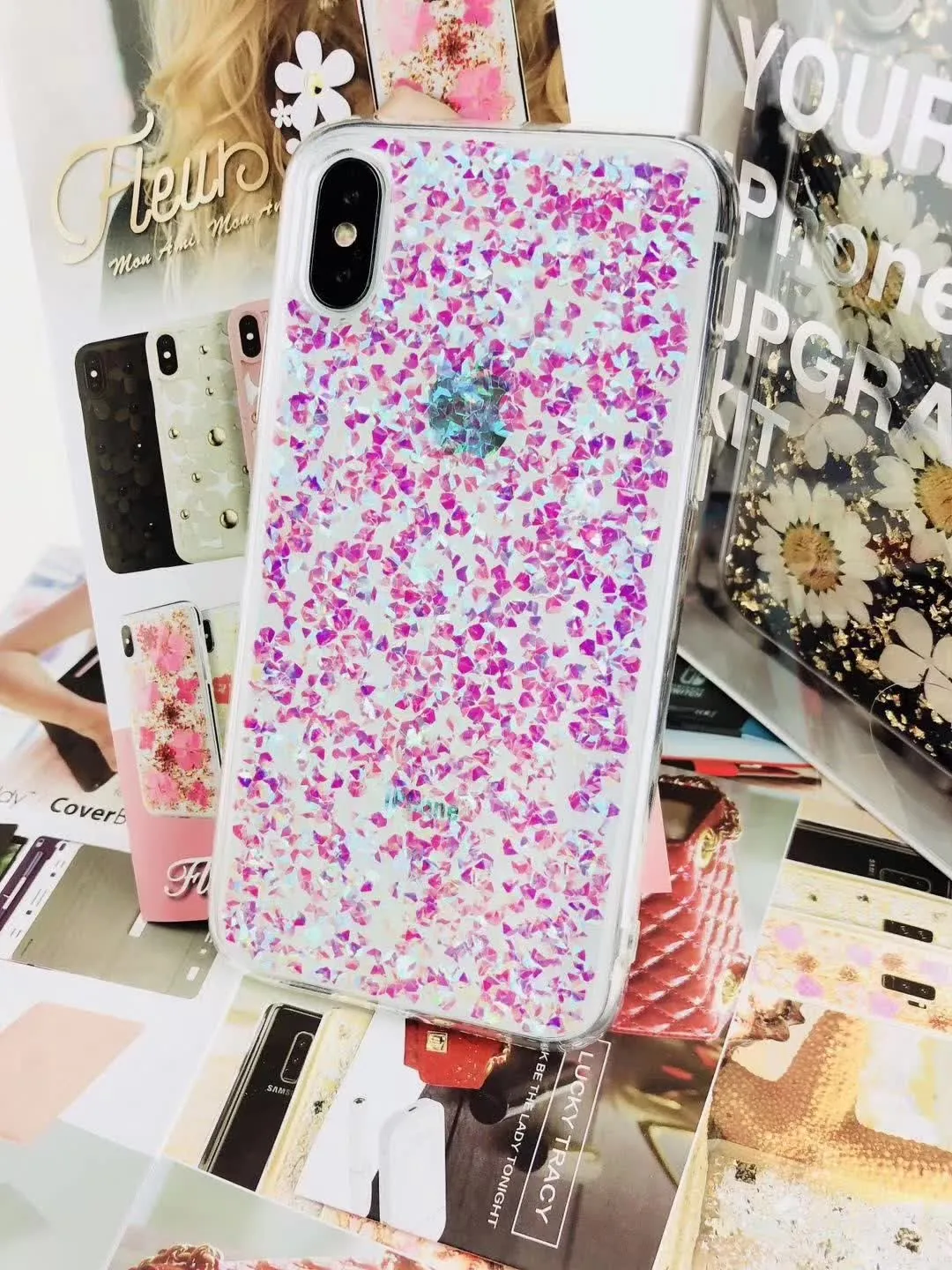 SwitchEasy Flash Shockproof Glitter Back Case Cover