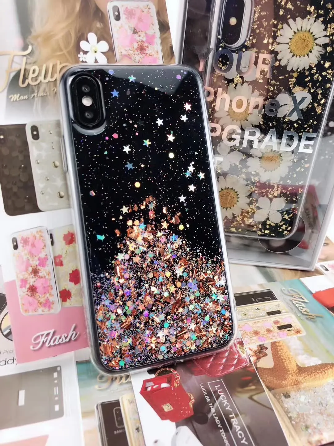 SwitchEasy Flash Shockproof Glitter Back Case Cover