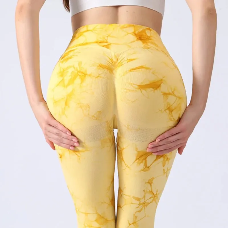 Trendy Yoga Push Up High Waist Workout Leggings