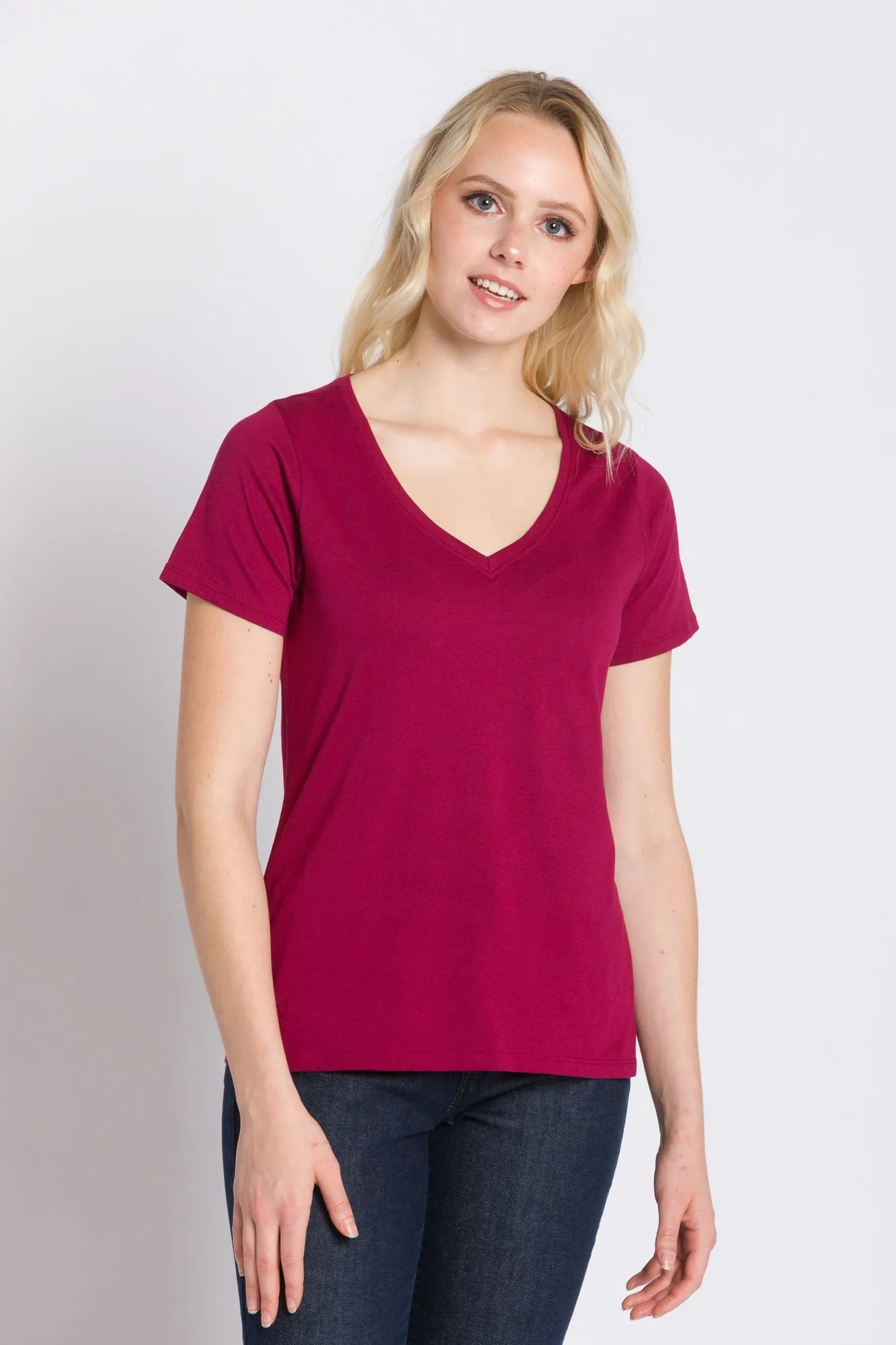 Vanessa | Women's Anti-Stain Deep V-neck