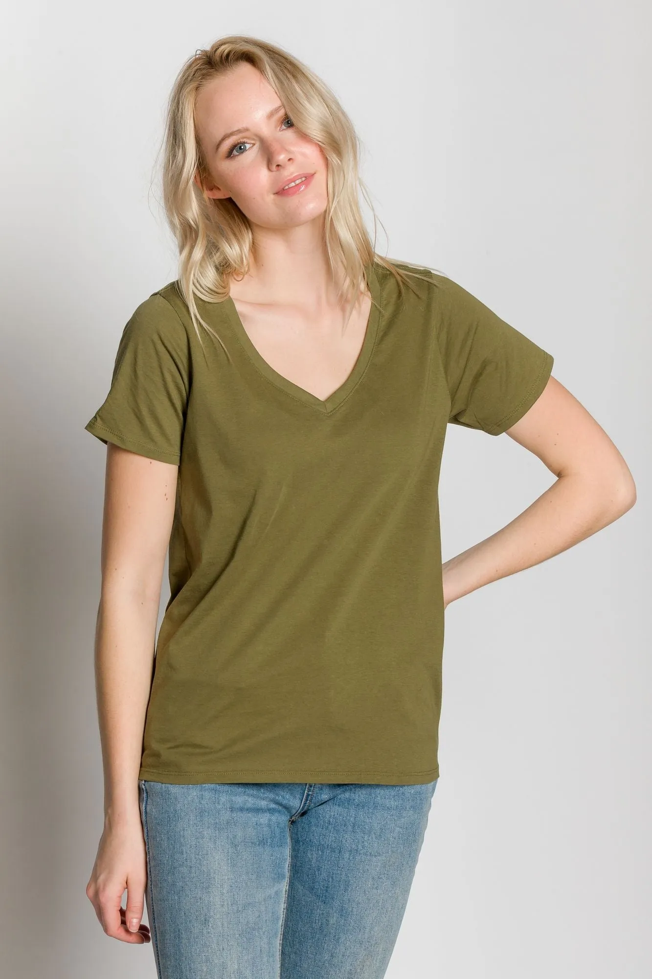 Vanessa | Women's Anti-Stain Deep V-neck