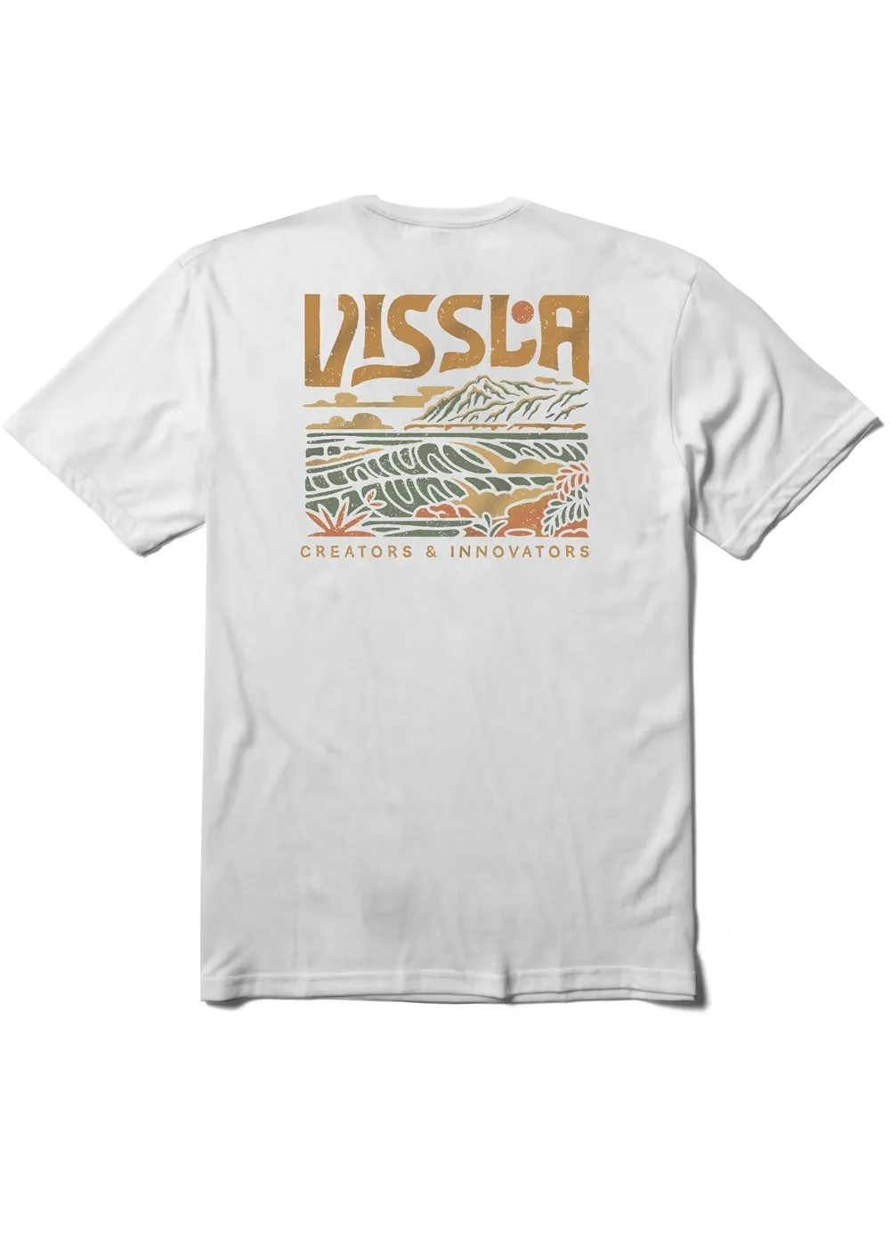 Vissla Segara Comp Lite Eco Performance Tee - WHITE