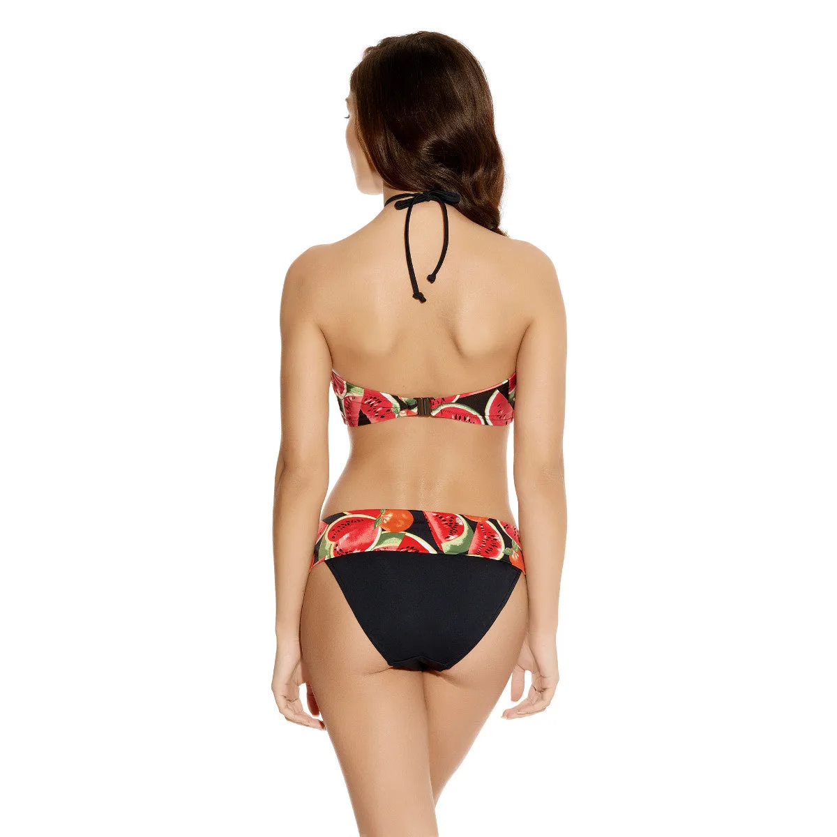 Watermelon Coral Fold Bikini Brief - Freya Swim