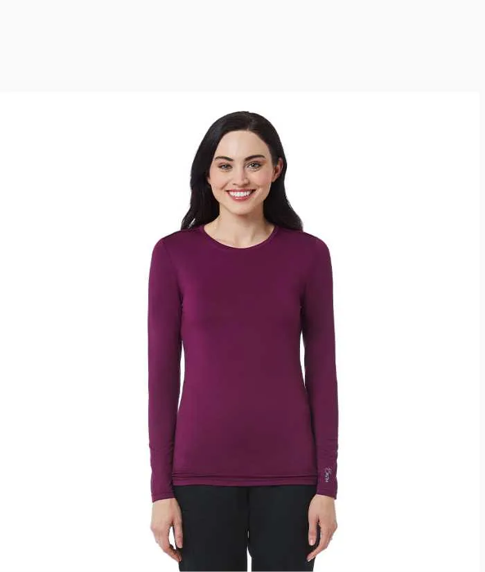 Womens Basic L/S Under Scrub Tee